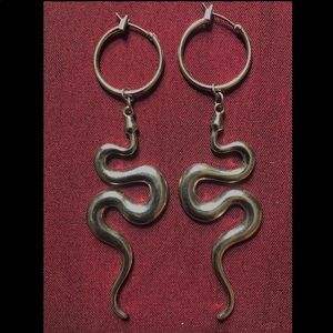snake earrings